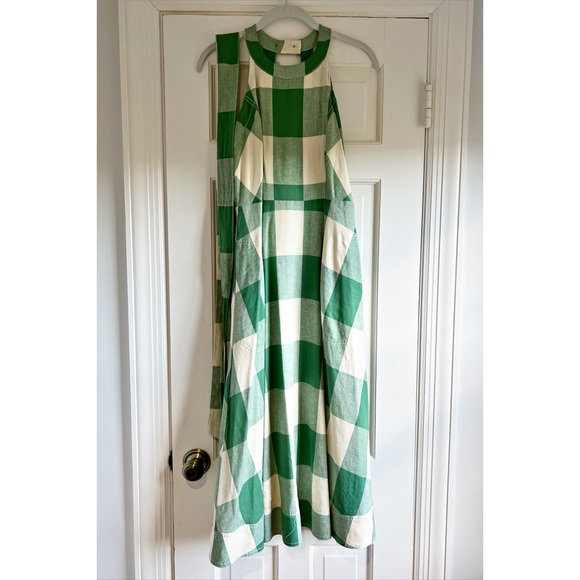 Anthropologie Maeve Greta Gingham Midi Dress - Picture 6 of 13